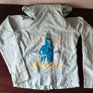 Juicy Couture Green Hooded Sweatshirt